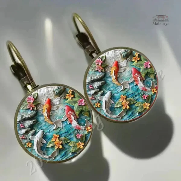 Boucles d'Oreilles Japonaises Dôme Classique