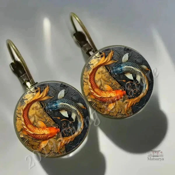Boucles d'Oreilles Japonaises Dôme Raffinées