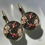 Boucles d'Oreilles Dôme Japonaises Artisanales
