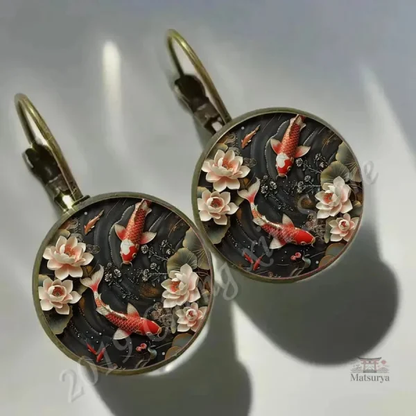 Boucles d'Oreilles Dôme Japonaises Artisanales