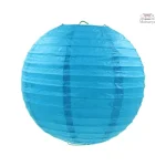 Boule en papier bleu pour décoration japonaise