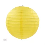 Boule Japonaise colorée en papier jaune