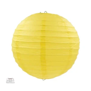 Boule Japonaise colorée en papier jaune