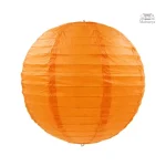 Boule Japonaise en Papier orange décorative