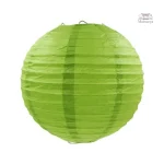 Boule en Papier Verte pour décoration japonaise