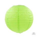 Boule Verte en Papier, style traditionnel japonais
