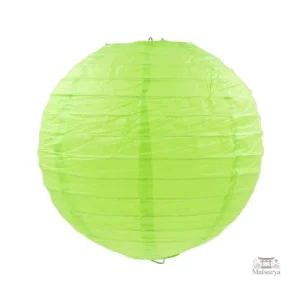 Boule Verte en Papier, style traditionnel japonais