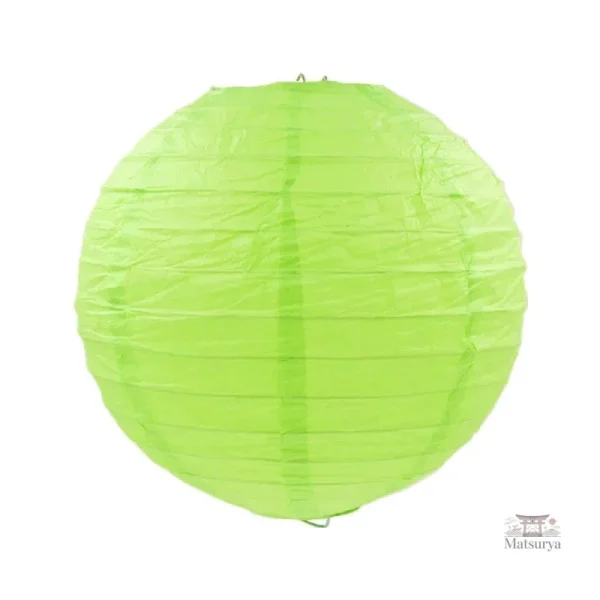 Boule Verte en Papier, style traditionnel japonais