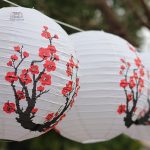 Boule décorative en papier, style japonais