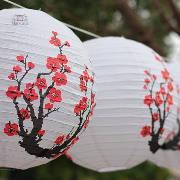 Boule décorative en papier, style japonais