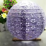 Boule Japonaise Violette décorative en céramique