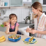 Boîte Bento enfant pour repas pratiques et ludiques