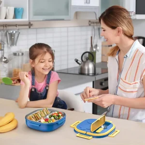 Boîte Bento enfant pour repas pratiques et ludiques