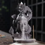 Brûleur d’encens Dragon en fontaine à encens décorative