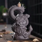 Fontaine à encens design dragon pour ambiance apaisante