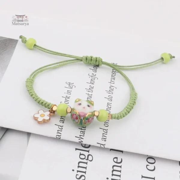 Bracelet décoratif japonais, inspiration artisanale