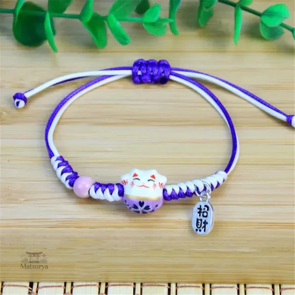 Bracelet japonais pour les fans de chats