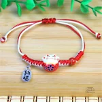 Bracelet chat en perles japonaises