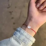 Bracelet Chat Japonais, élégance avec pierre de lune