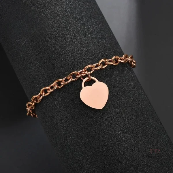 Bracelet cœur en matériaux japonais