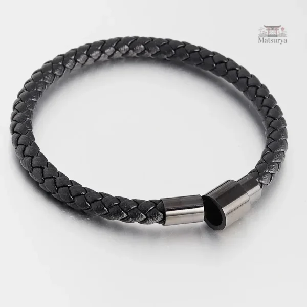 Élégant bracelet en cuir japonais