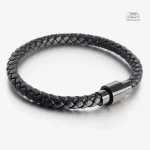 Accessoire mode cuir tressé japonais