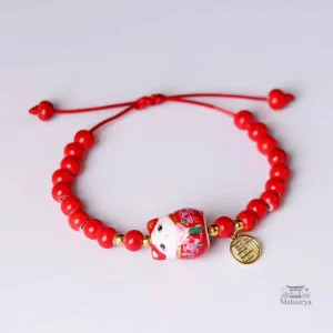 Bracelet Japonais de Fortune en perles colorées