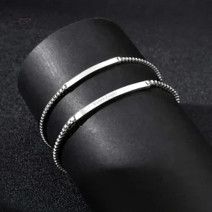 Bracelet Gourmette Japonais Personnalisé