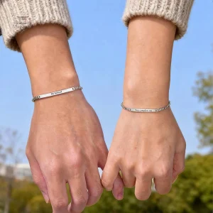 Bracelet Japonais en gourmette avec option de personnalisation
