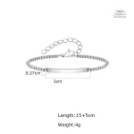 Bracelet unique, design gourmette inspiré du Japon