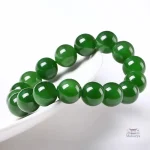 Bracelet Japonais, perles de jade naturelles