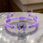 Bracelet japonais avec motif de papillon