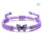 Bracelet artistique avec design papillon