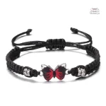 Bracelet décoratif style japonais papillon
