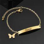 Bracelet Japonais Fin Papillon Personnalisé