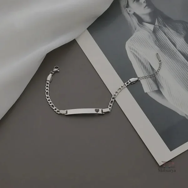 Bracelet Japonais en tissu avec gravure