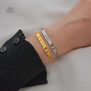 Bracelet Japonais gravé sur mesure
