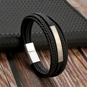 Bracelet japonais pour homme, design traditionnel et élégant