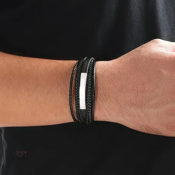 Bracelet japonais homme en style minimaliste, accessoire tendance