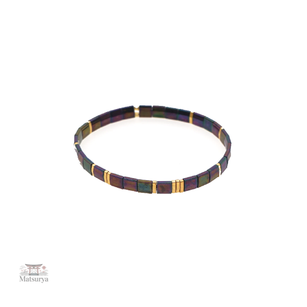 Bracelet Miyuki japonais coloré et élégant