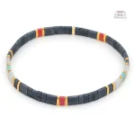 Bracelet japonais réalisé avec des perles Miyuki