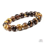 Bracelet en œil de tigre, charme du design japonais