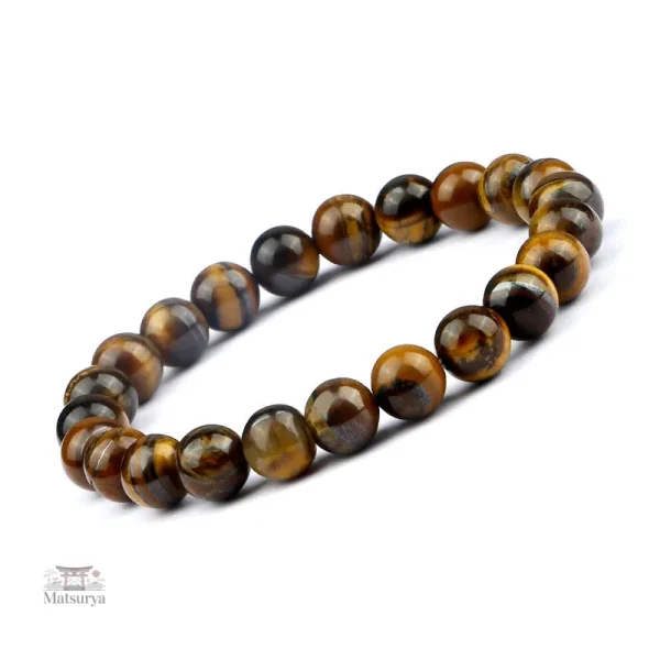 Bijou japonais, bracelet œil de tigre pour un look original