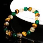 Bracelet mixte Œil de Tigre japonais