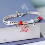 Bracelet artisanal japonais motif papillon