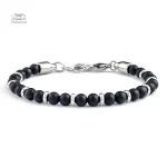 Bracelet unique en agate et