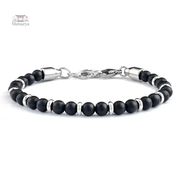 Bracelet unique en agate et