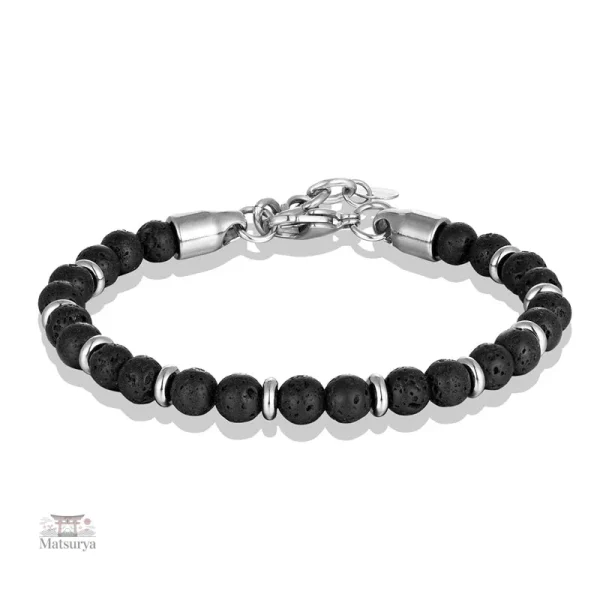 Bracelet japonais en perles colorées naturelles