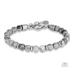 Bracelet japonais avec perles en pierre