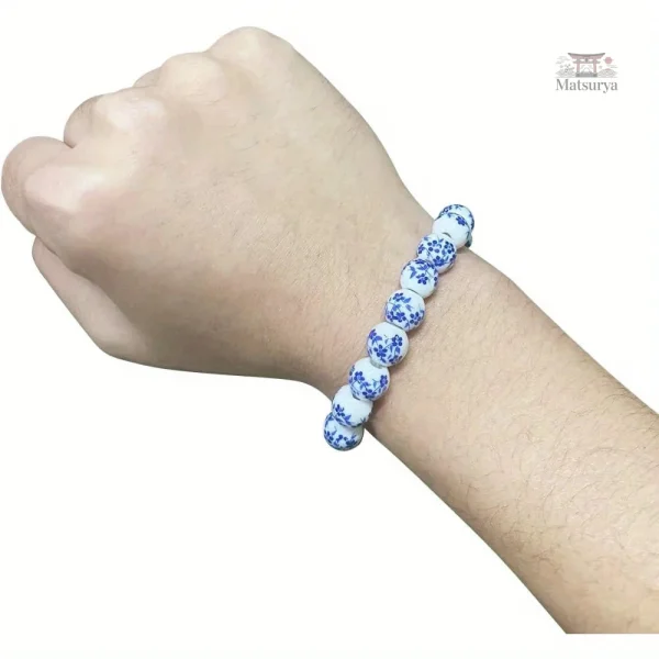 Bracelet Japonais chic avec perles céramiques